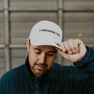 Quintana Roo White Technical Running Hat